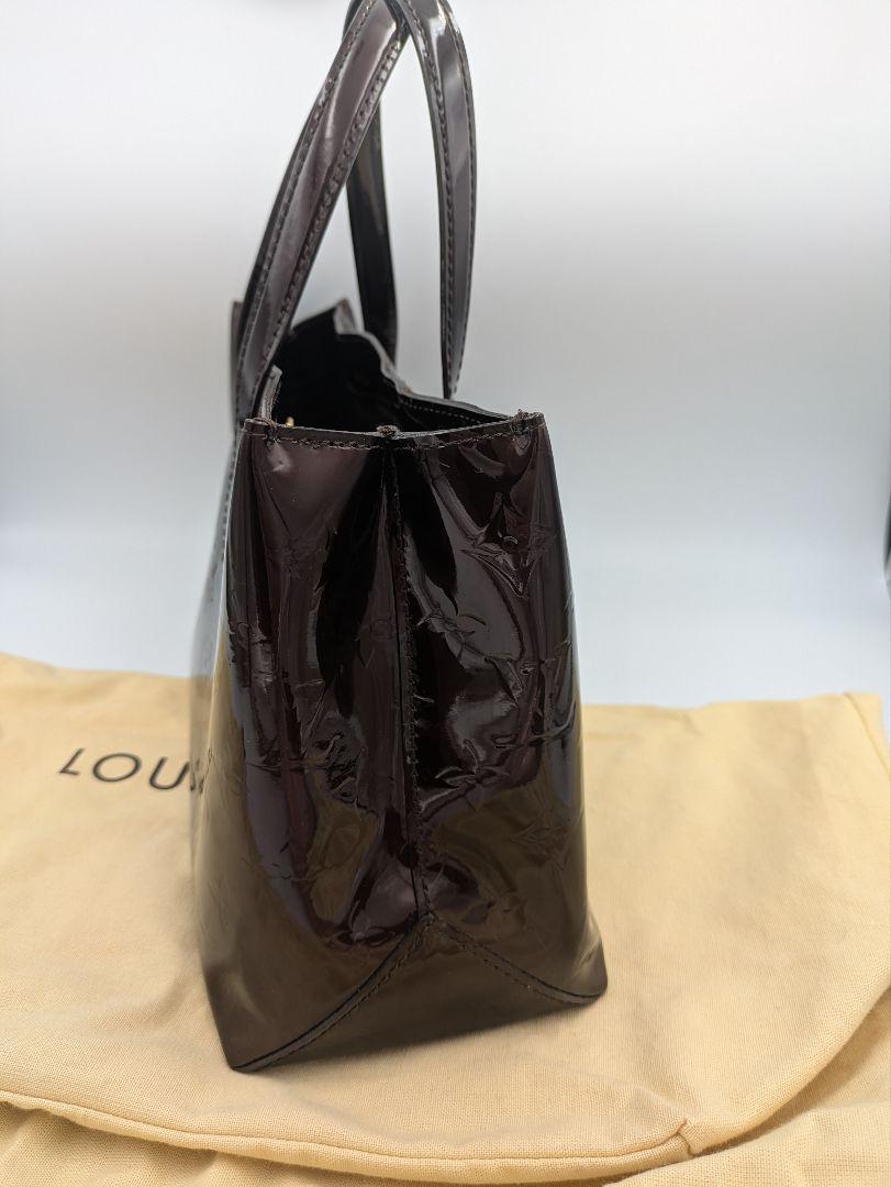 【美品】ルイ ヴィトン ヴェルニ ウィルシャーPM ハンドバッグ M93641