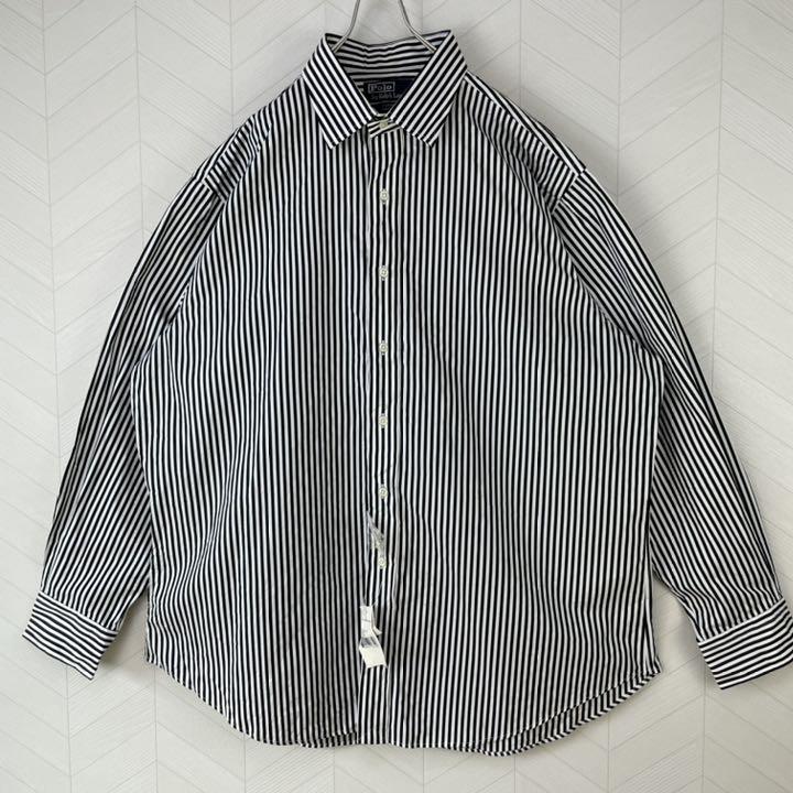 このデザイ 新品タグ付き ストラップ シャツ ビックサイズ EXiTK-m19051957539 デッドストック ポロ ラルフ ≉ノーティカ