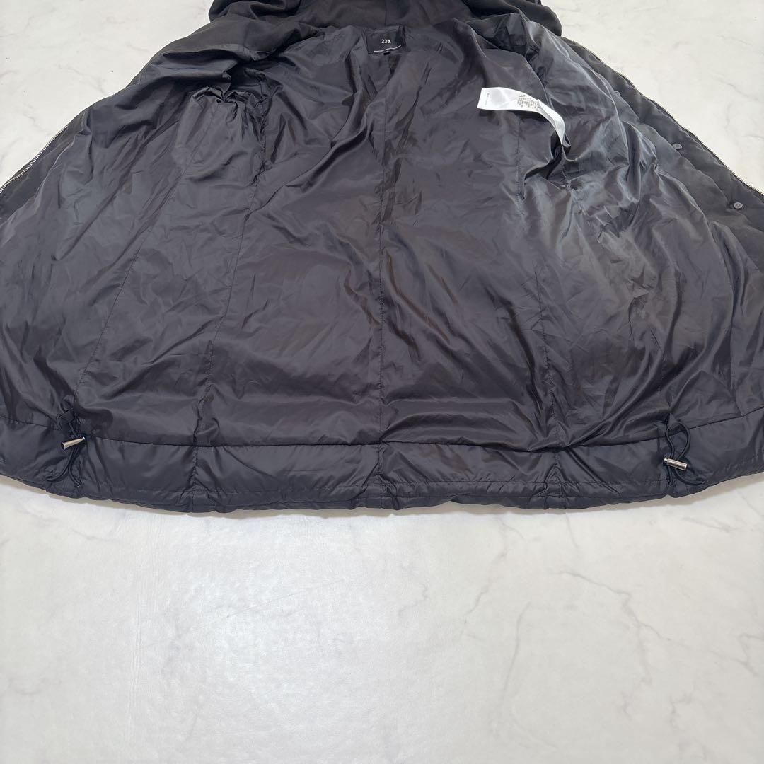 23区 軽量 洗える シレータフタ ミドル丈 ダウンコート 黒 40 23区 軽量 洗える シレータフタ ミドル丈 ダウンコート 黒 40