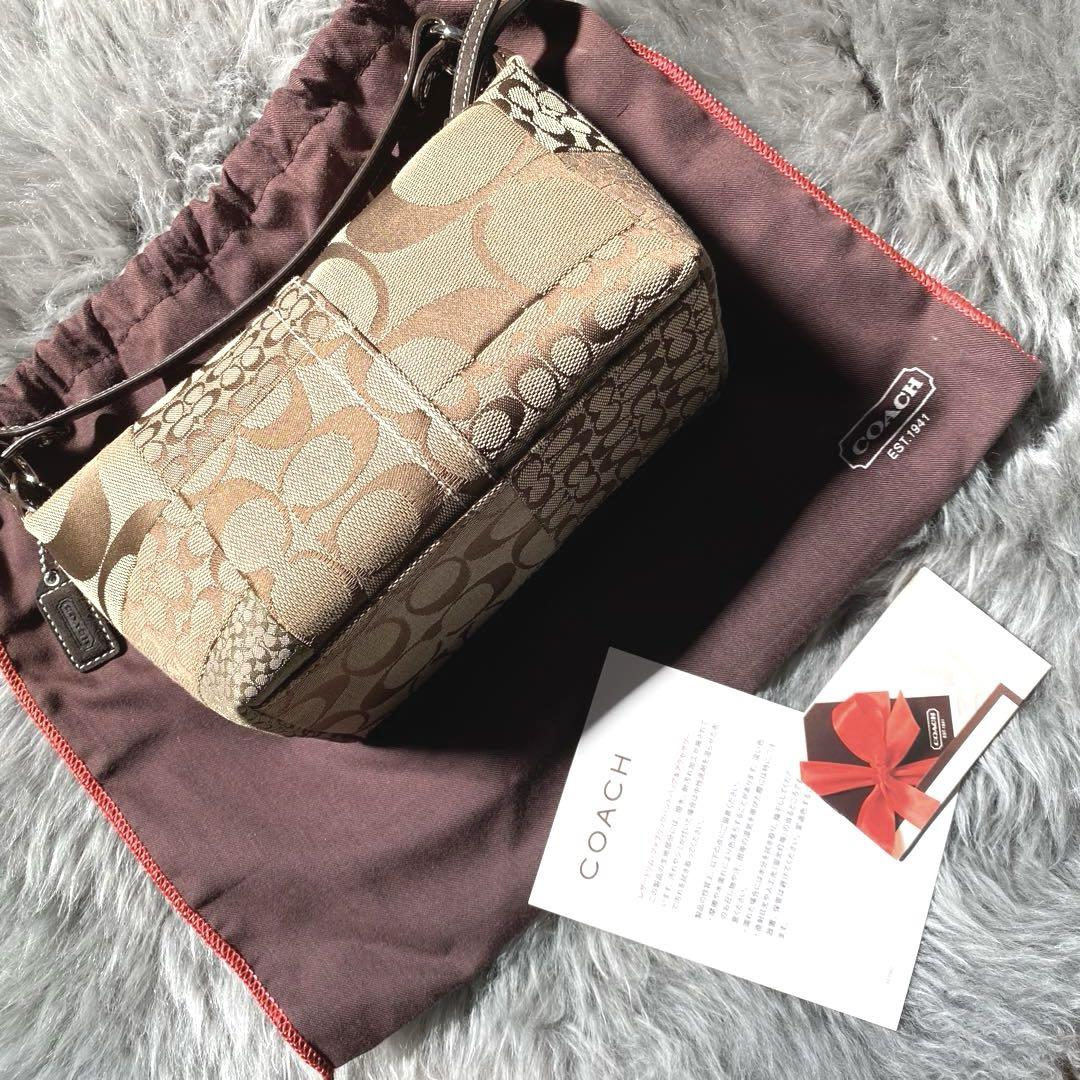 ＼半額SALE／ 新品☆COACH コーチ パッチワーク バニティポーチ♪ バッグ