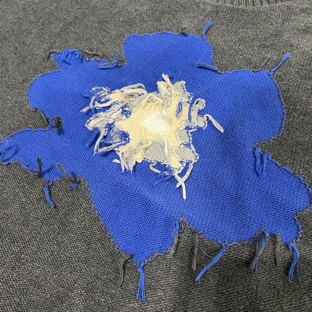 CamphorWood flower motif cotton sweater トップス