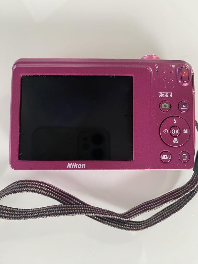 Nikon COOLPIX ピンク 7倍光学ズーム・取説なし。