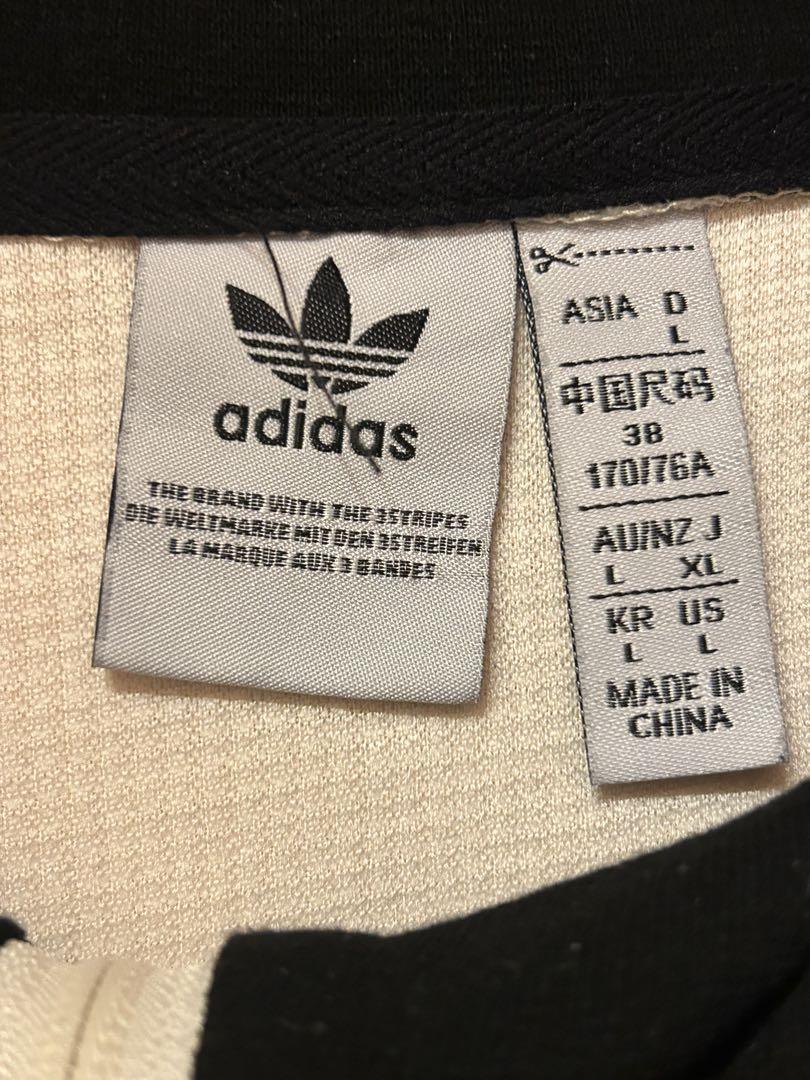 adidas ワッフル トラックジャケット ホワイト ジャージ