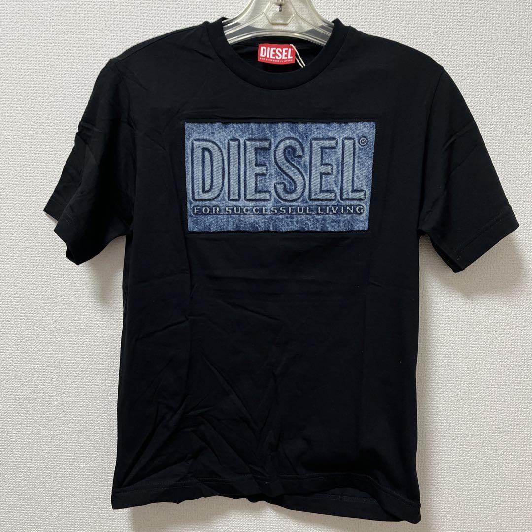 DIESEL ロゴプリント Tシャツ 黒