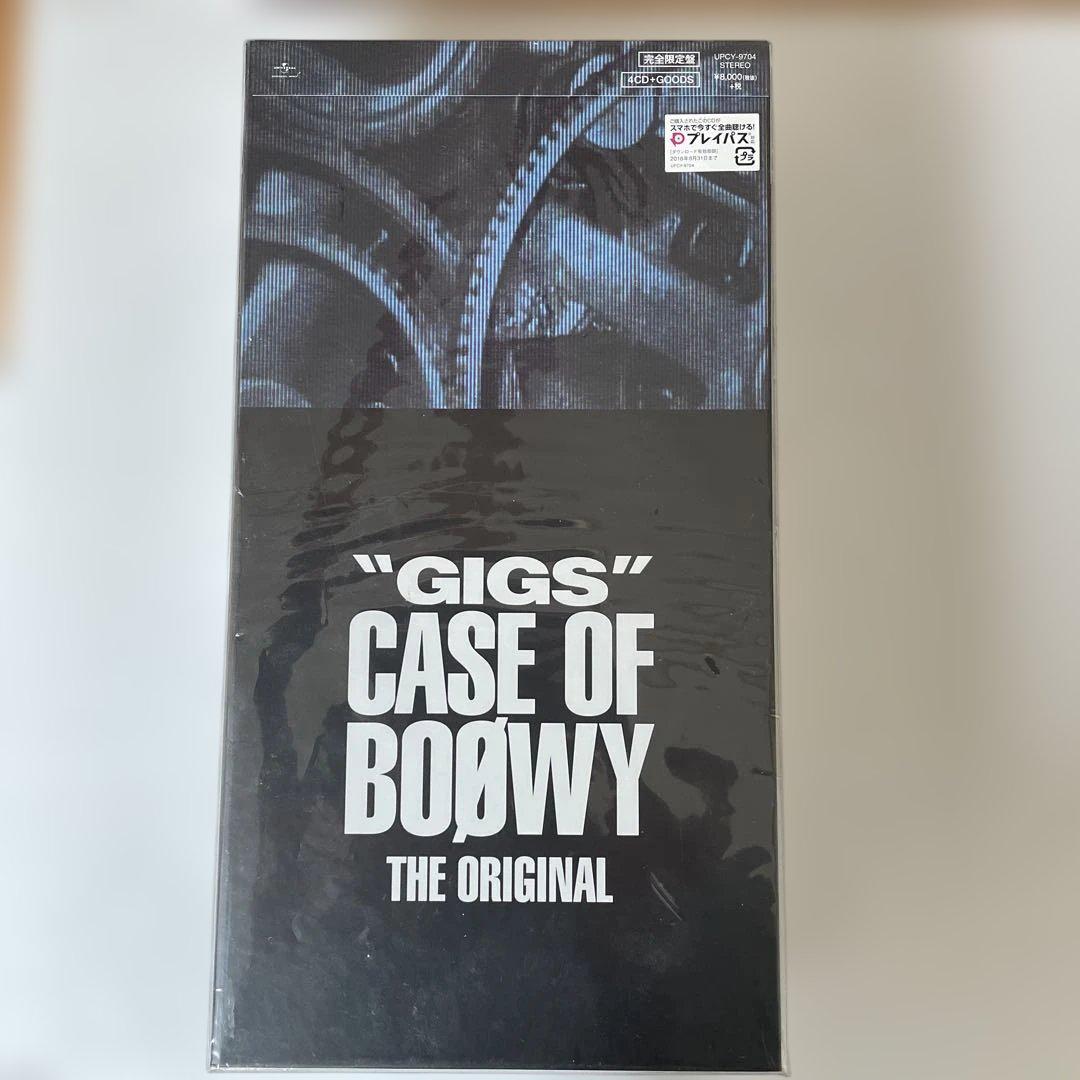 新品未開封 “GIGS”CASE OF BOOWY THE ORIGINAL