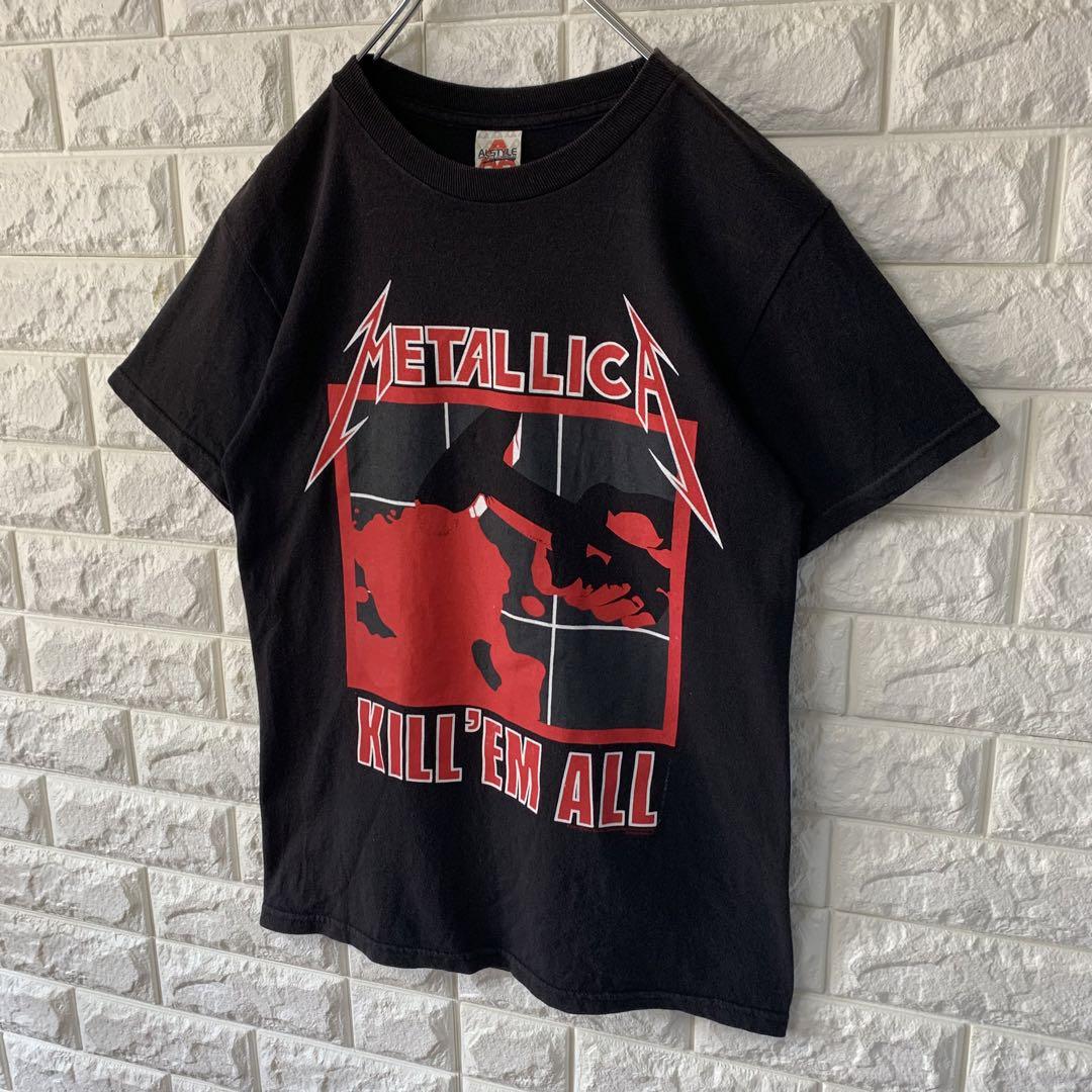 アフリクション Tシャツ M メタル装飾 両面プリント レアモデル US古着 アフリクション Tシャツ M メタル装飾 両面プリント レアモデル