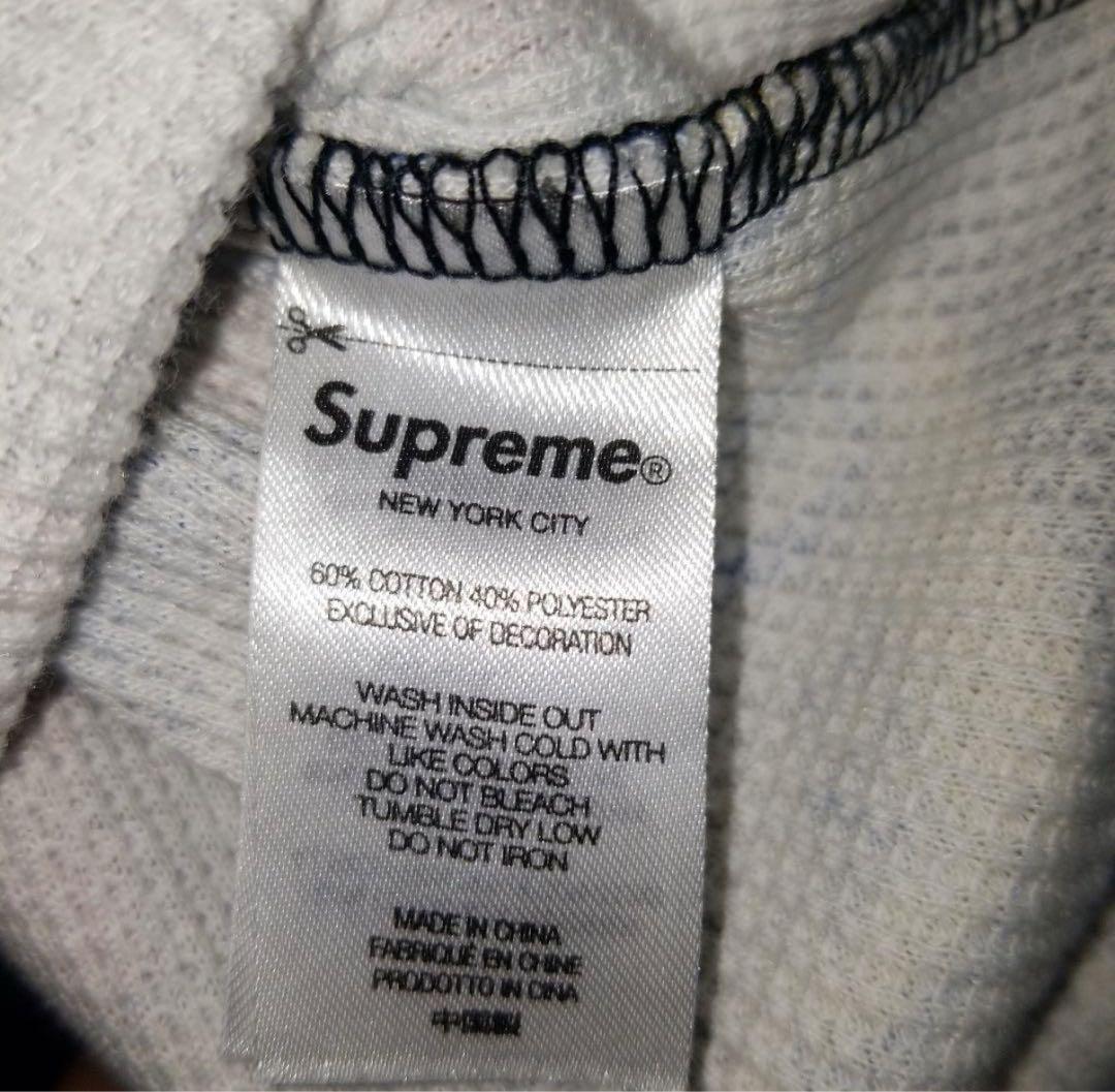 SUPREME サーマル ロングTシャツ