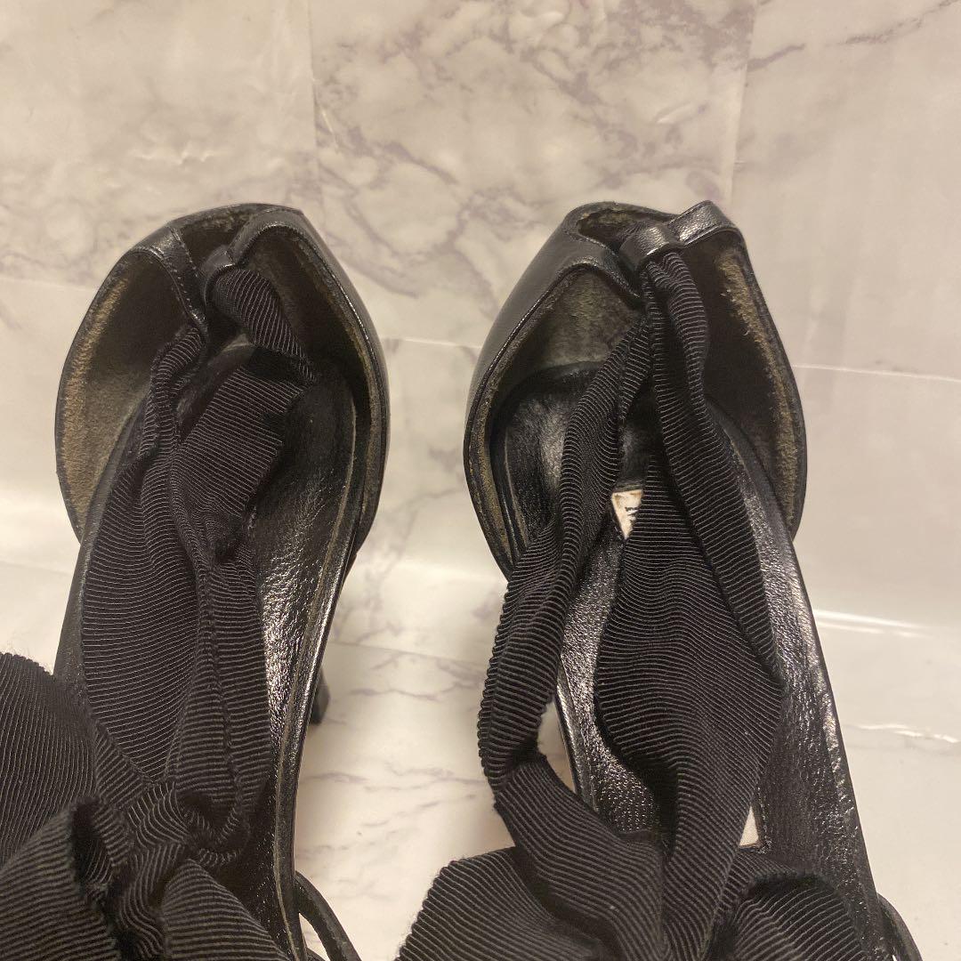 2022セール ♡美品 MANOLO BLAHNIK パンプス 22.5cm ブラック QS9kX-m19064150666 好評超激安