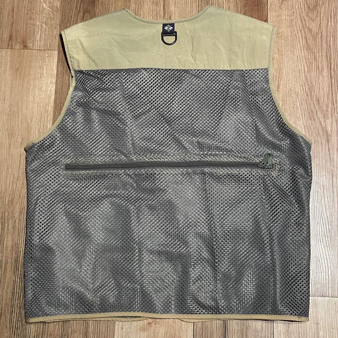 Columbia 90s フィッシングベスト 裏メッシュ 古着 Mサイズ