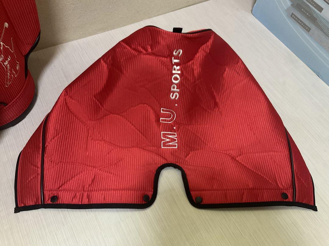 美品　MU SPORTS　MU スポーツ キャディバッグ ゴルフバッグ