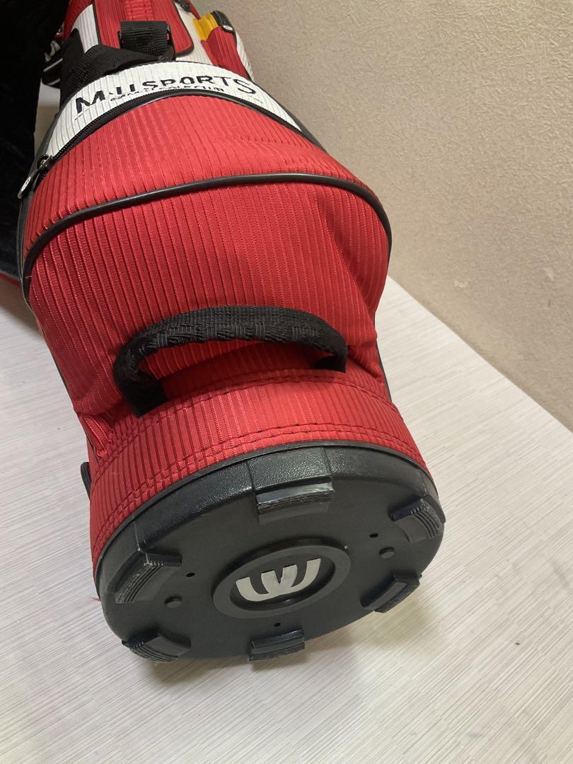 美品　MU SPORTS　MU スポーツ キャディバッグ ゴルフバッグ