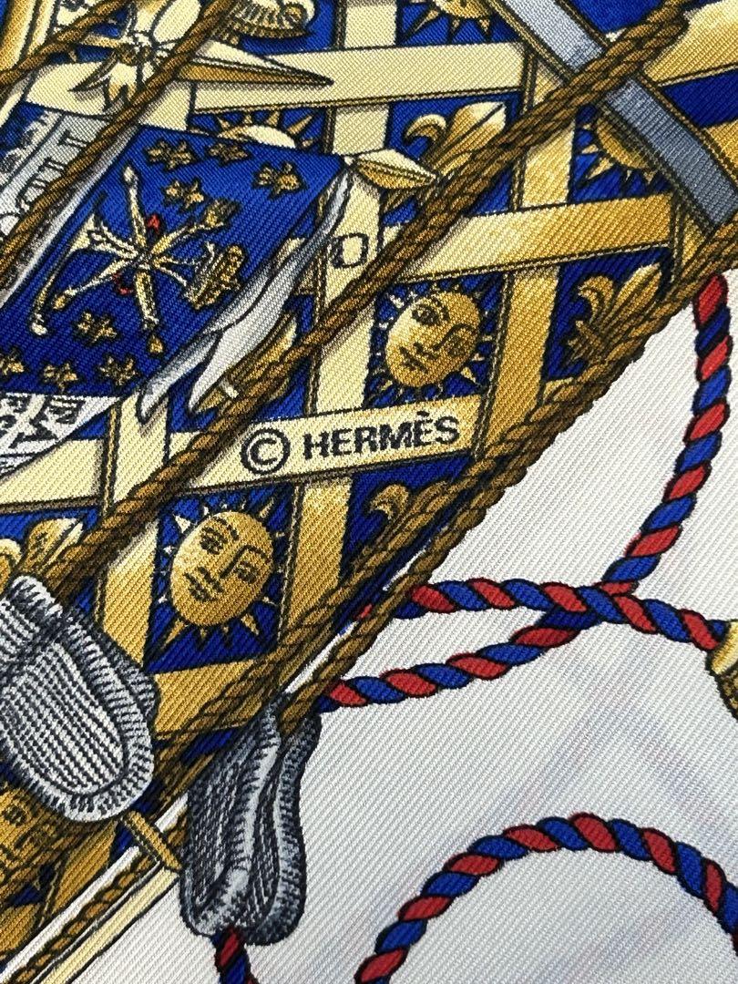 激安/新作 カレ エルメス Hermes 90 スカーフ TAMBOURES LES 小物