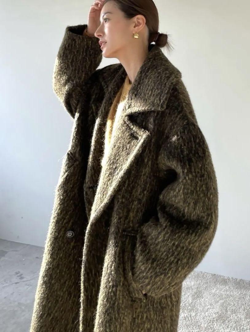 ジャケット・アウター CLANE / MIX SHAGGY LADY COAT