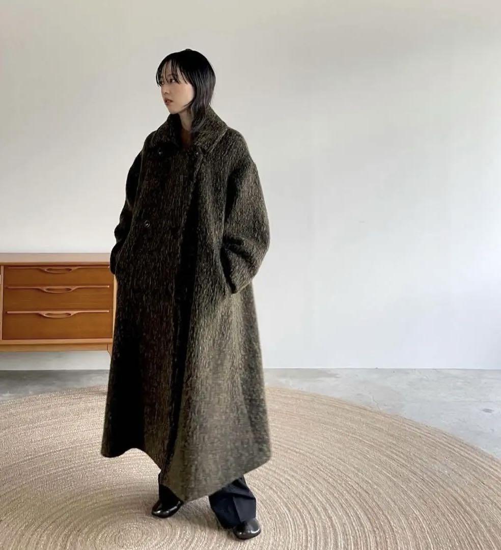 ジャケット・アウター CLANE / MIX SHAGGY LADY COAT