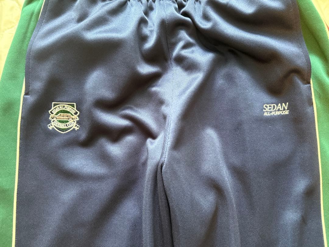 SEDAN ネイビー サイドストライプ イージーパンツ