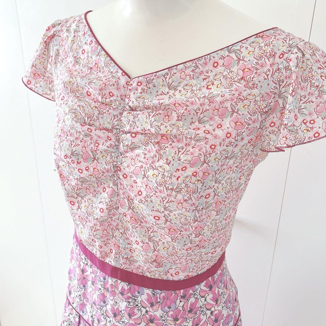 週末SALE‼️美品⭐︎TOCCA⭐︎トッカ 花柄 膝丈 ワンピース
