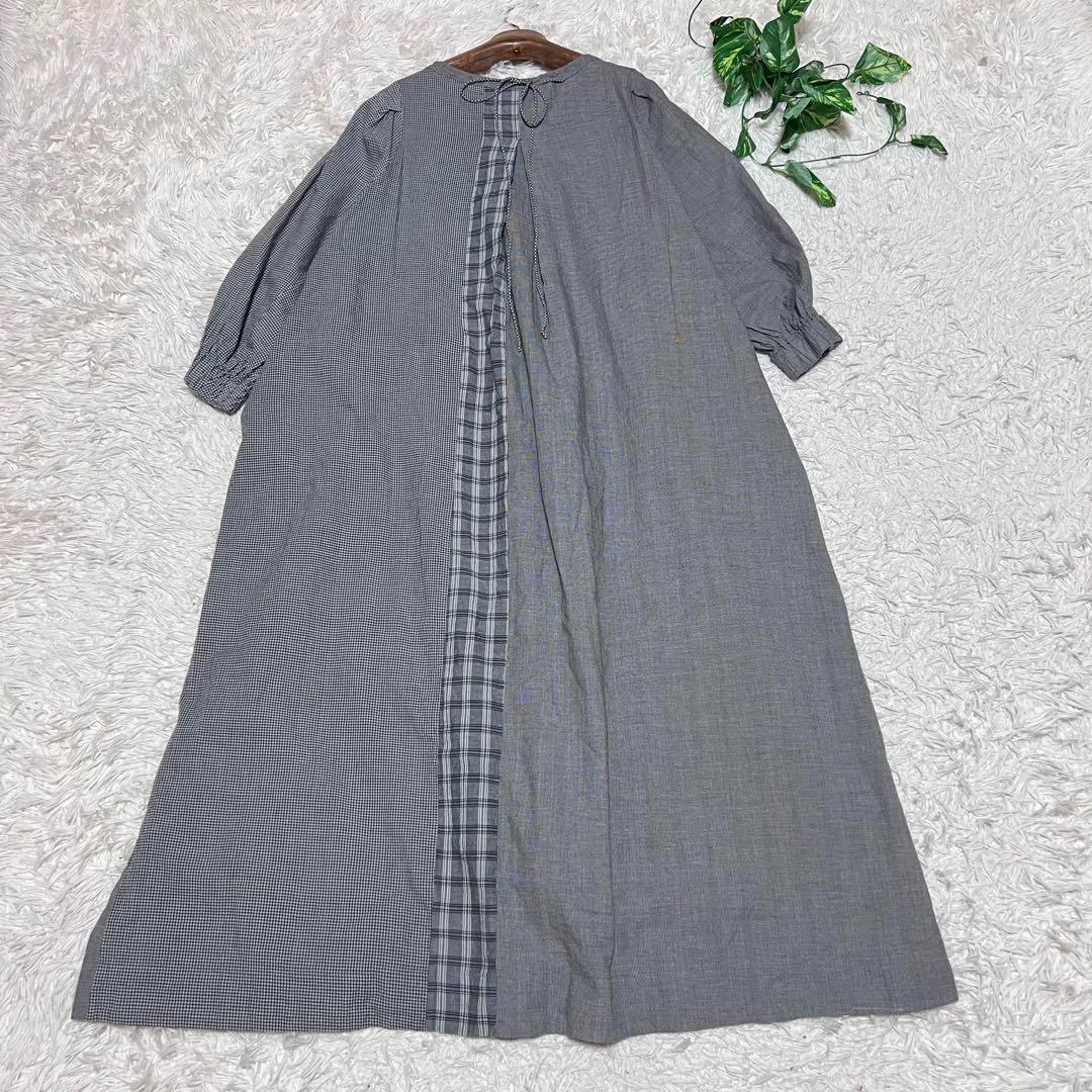 【極美品】45R 梅雨風カディミックスタックドレス  2023カタログ掲載