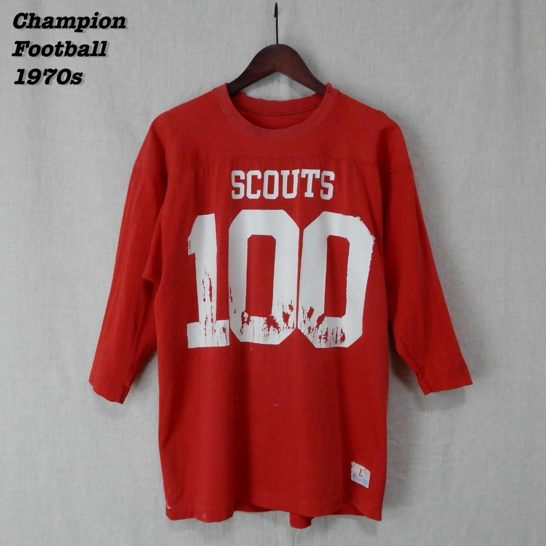 人気を誇る T-Shirts Football Champion 1970s T157 L Tシャツ