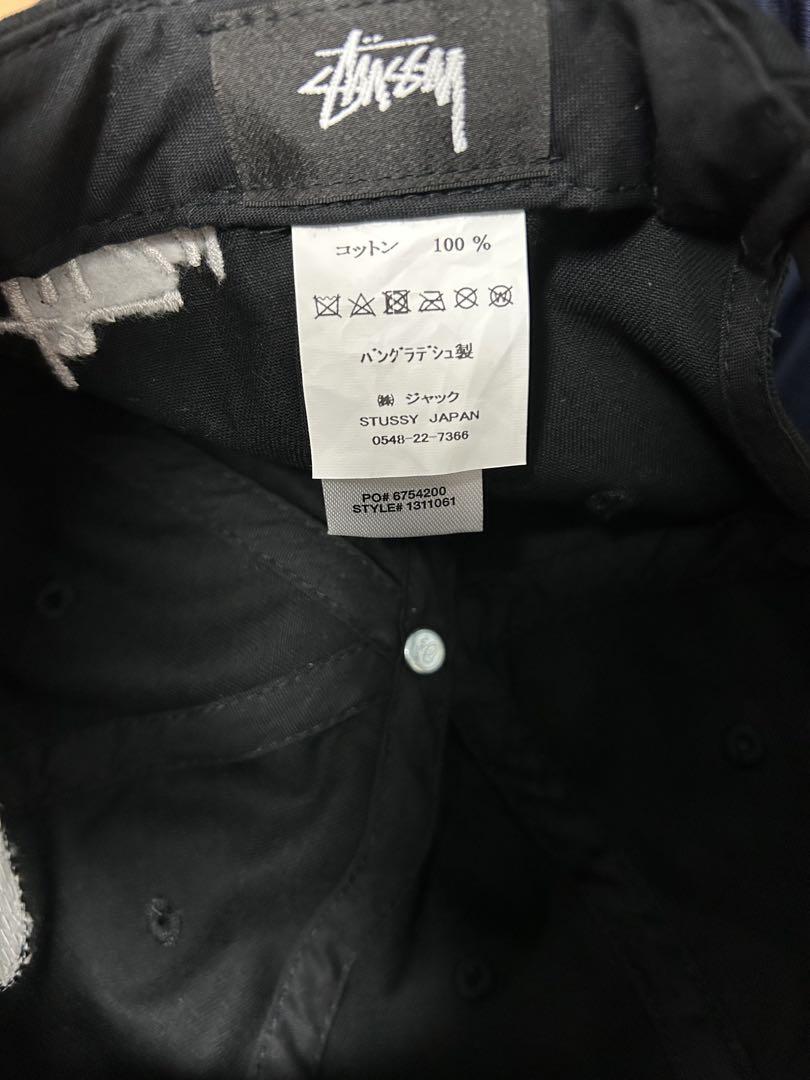 【美品】stussy キャップ　ツイルスナップバックキャップ　値下げ可能！