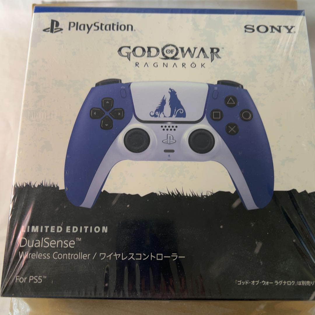 PS5 DualSense ワイヤレスコントローラー ゴッド・オブ・ウォー ラ…