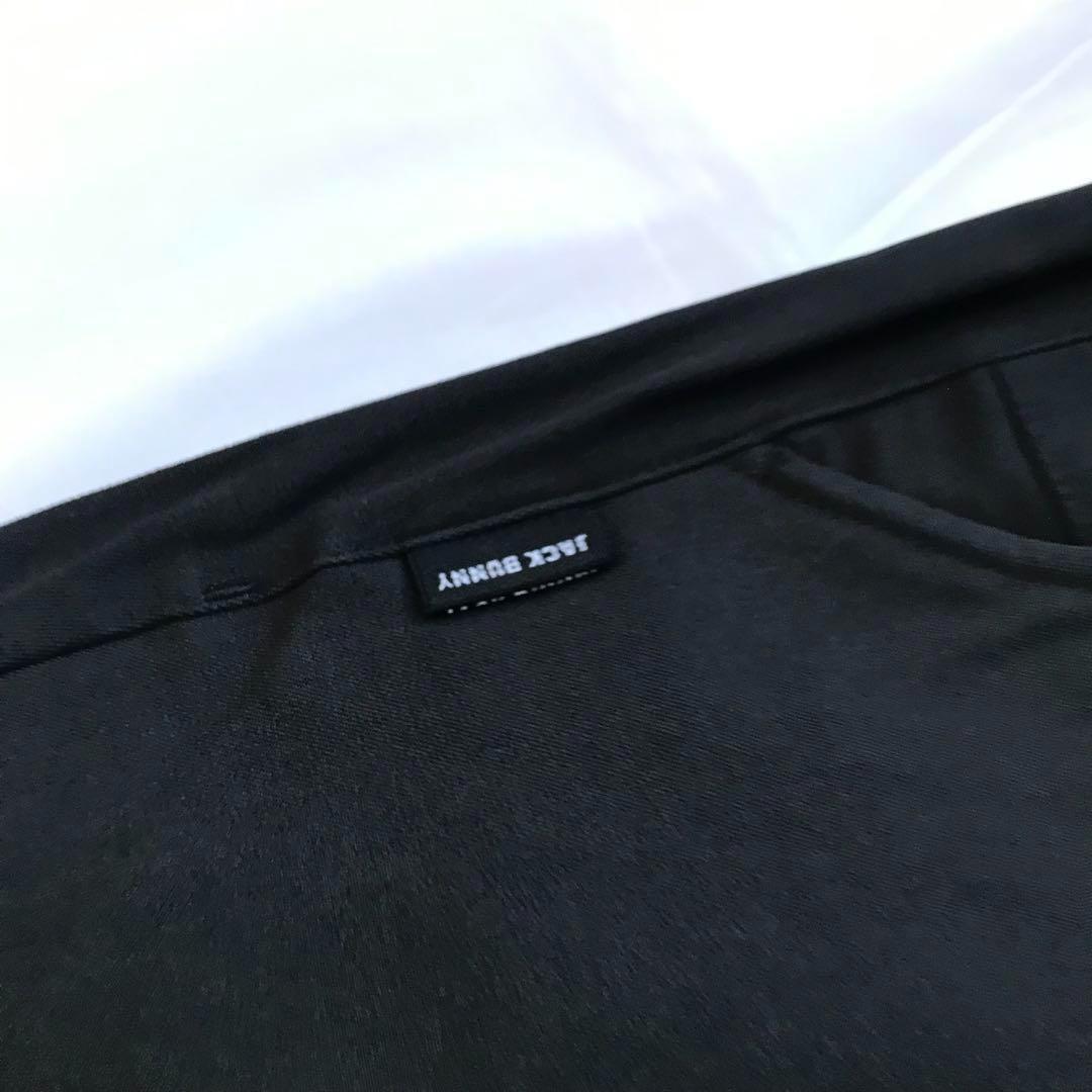 P094新品 【メンズ5/L】黒 ジャックバニー 2WAYストレッチパンツ