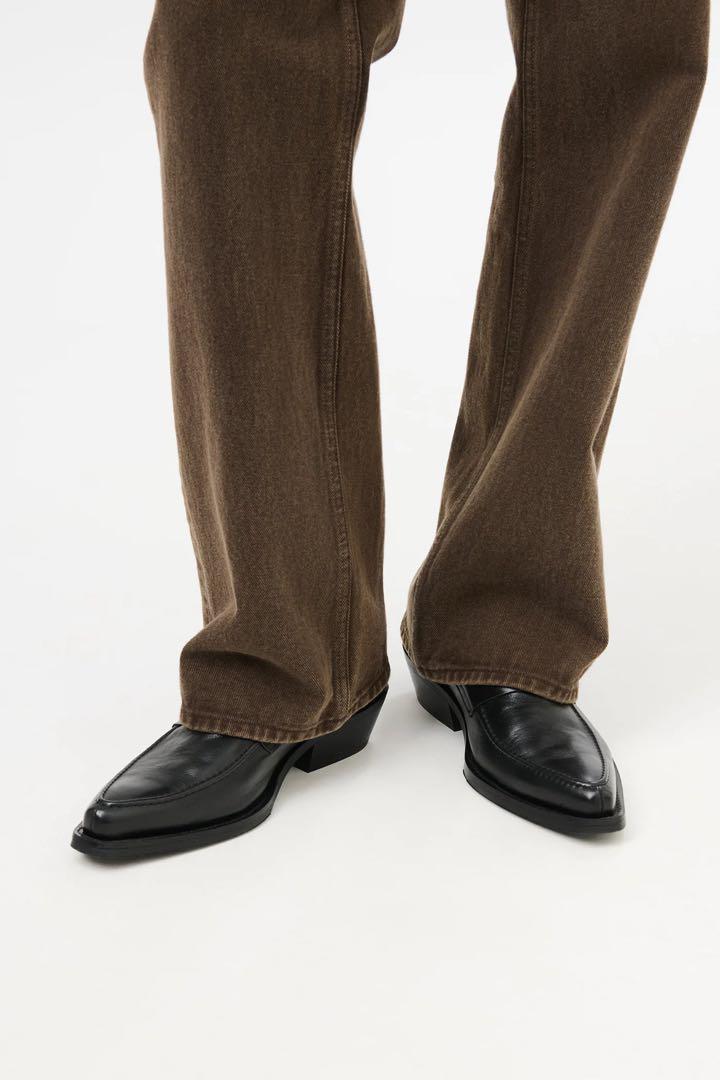 靴 OUR LEGACY CYPHER LOAFER BLACK 42