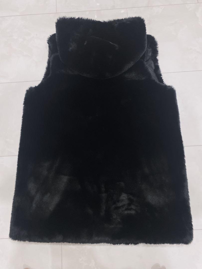 専用☆MARELLA ☆エコファーベスト M黒美品　ジレ　マレーラ