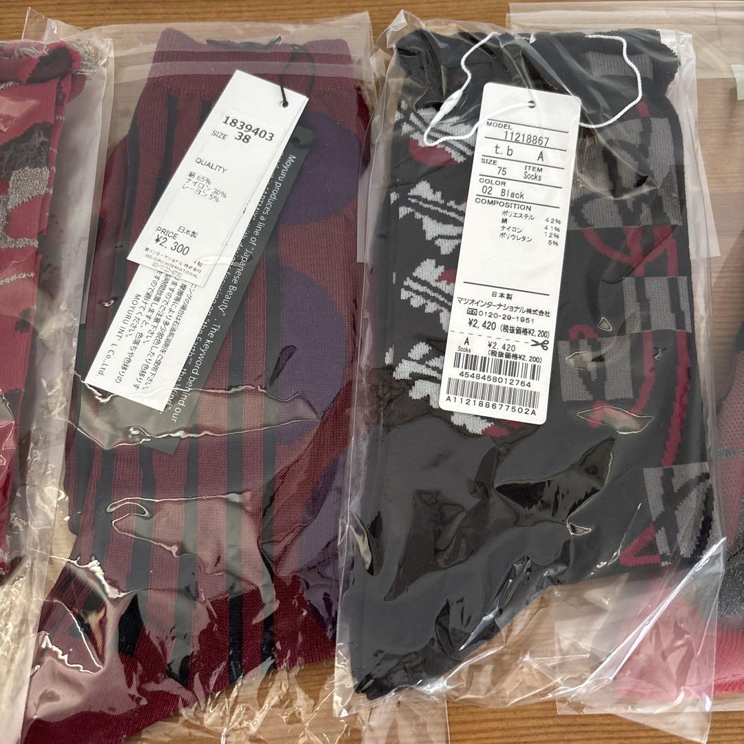 マツオインターナショナル　萌　mic project t.bソックス5足セット マツオインターナショナル 萌 mic project t.bソックス5足セット