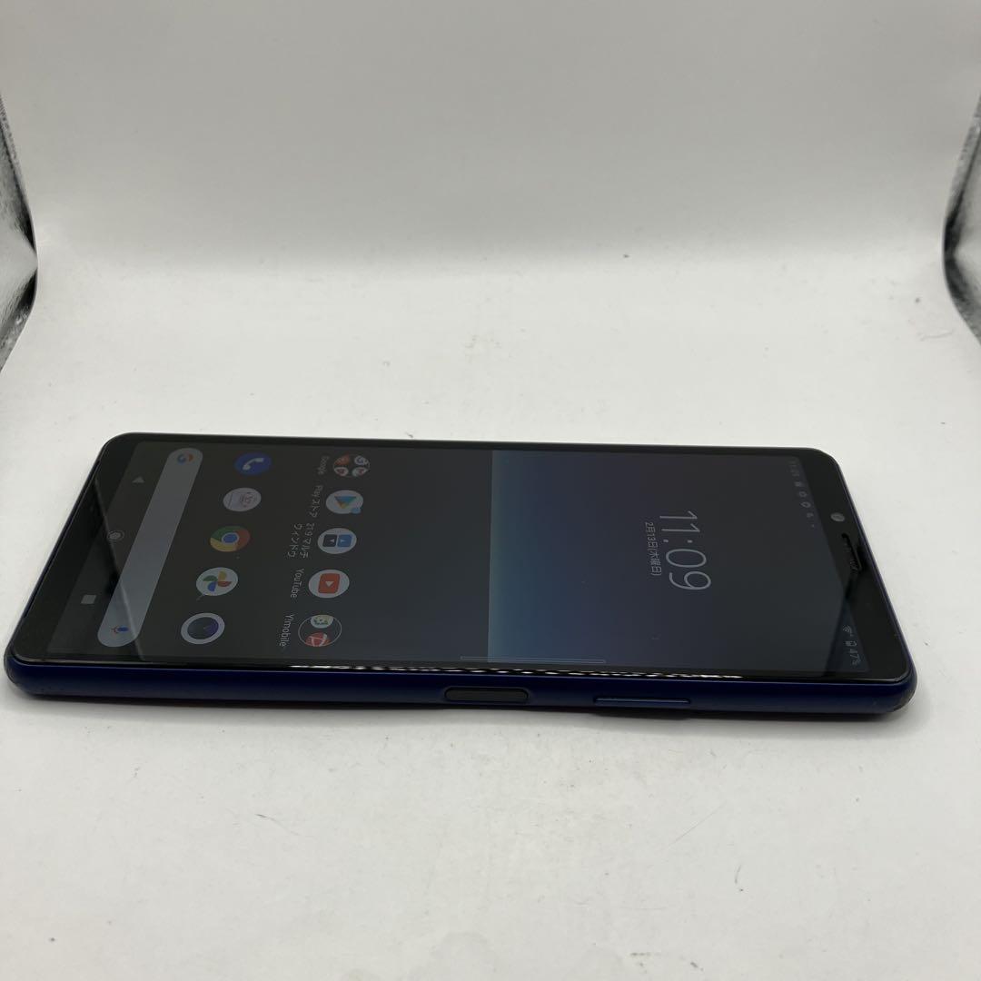 ▽ XPERIA 10 ll A001SO ブルー 利用制限◎