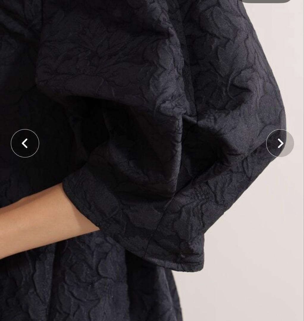 美品　Demi-Luxe BEAMS フレクレ織りジャカード チュニック 38