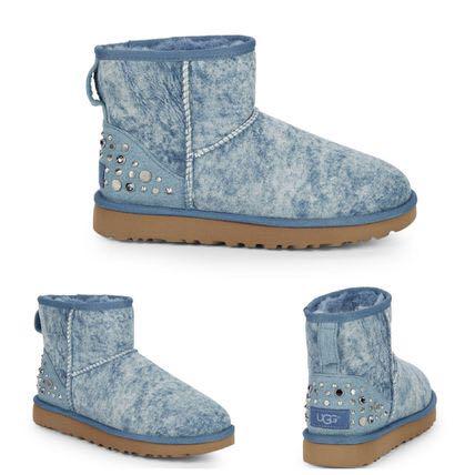ハワイ購入 ローラ愛用UGG ムートン・デニム ショート US7 ハワイ購入 ローラ愛用UGG ムートン・デニム ショート US7