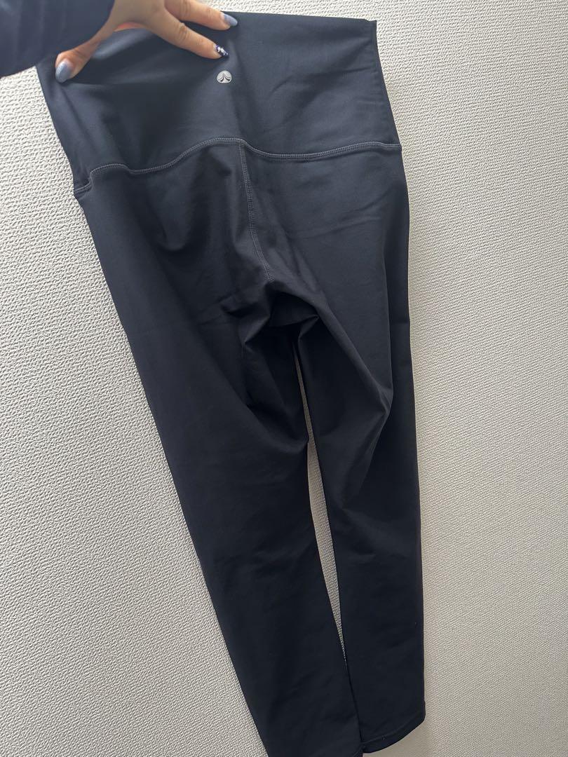 スカーラ『SUKARA』黒 スリムフィット ヨガパンツ L