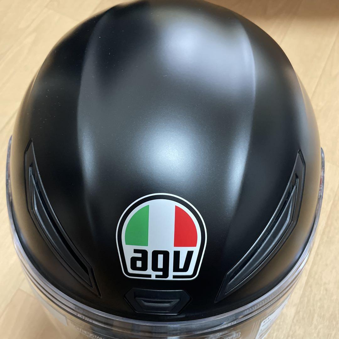未使用AGV マットブラック ヘルメット PINLOCK対応 AGV K1S フルフェイスヘルメット マットブラック - メルカリ