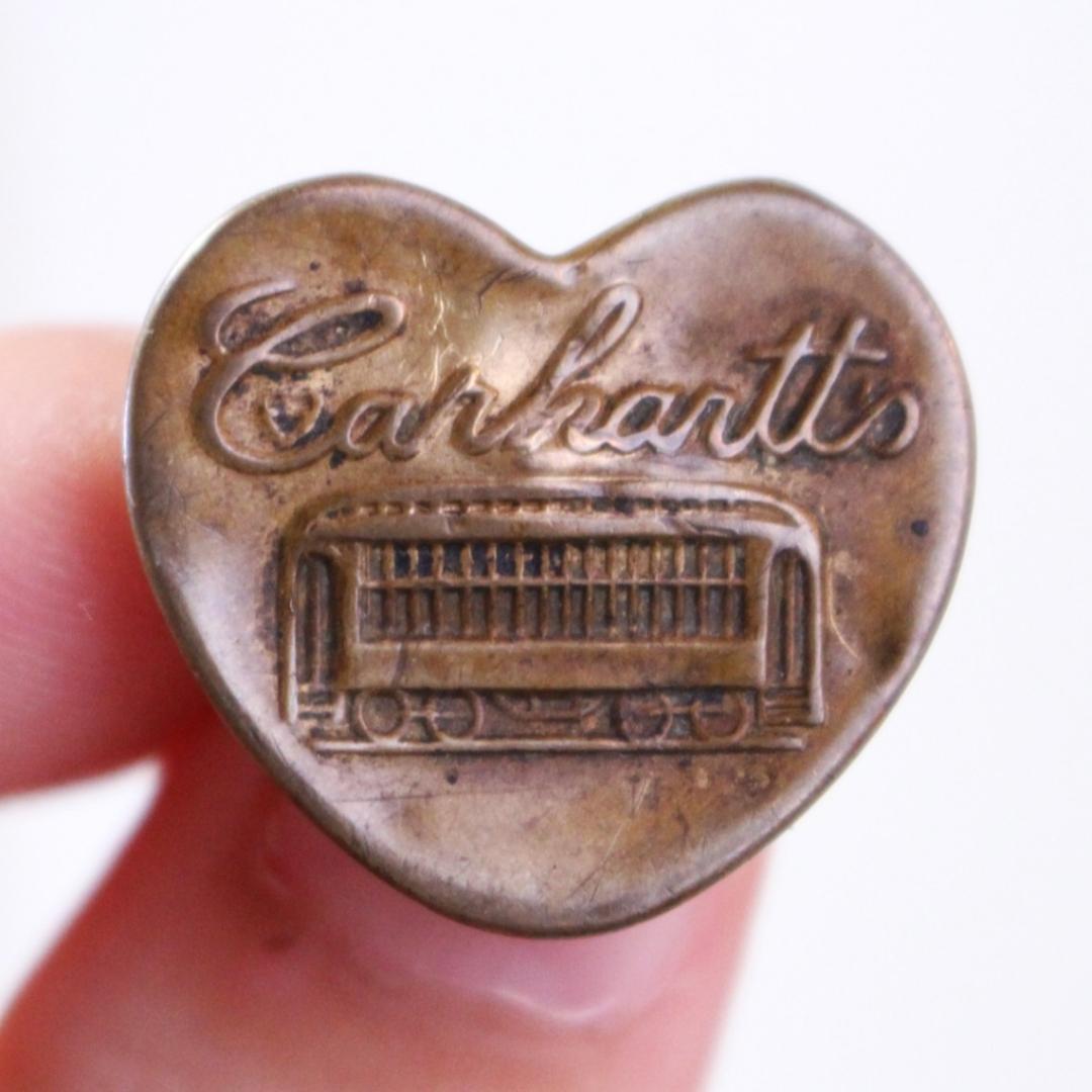 Ｙ.Y.Ｙ Carhartt カーハート チェンジボタン ヴィンテージ カーハート チェンジボタン Carhartt アンティーク ビンテージ
