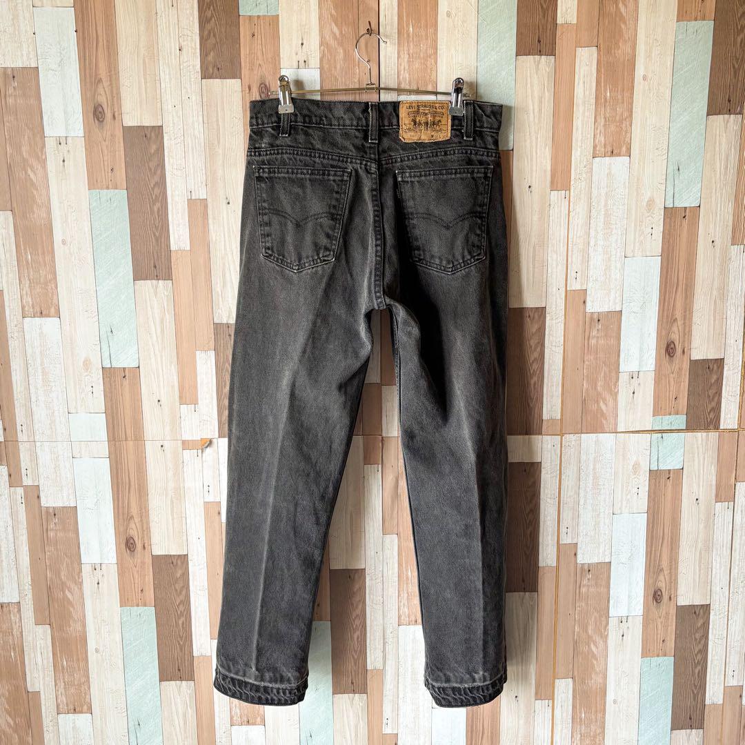 90s Levi's 505 ブラックデニムパンツ 黒タブ!! 表記W31L30