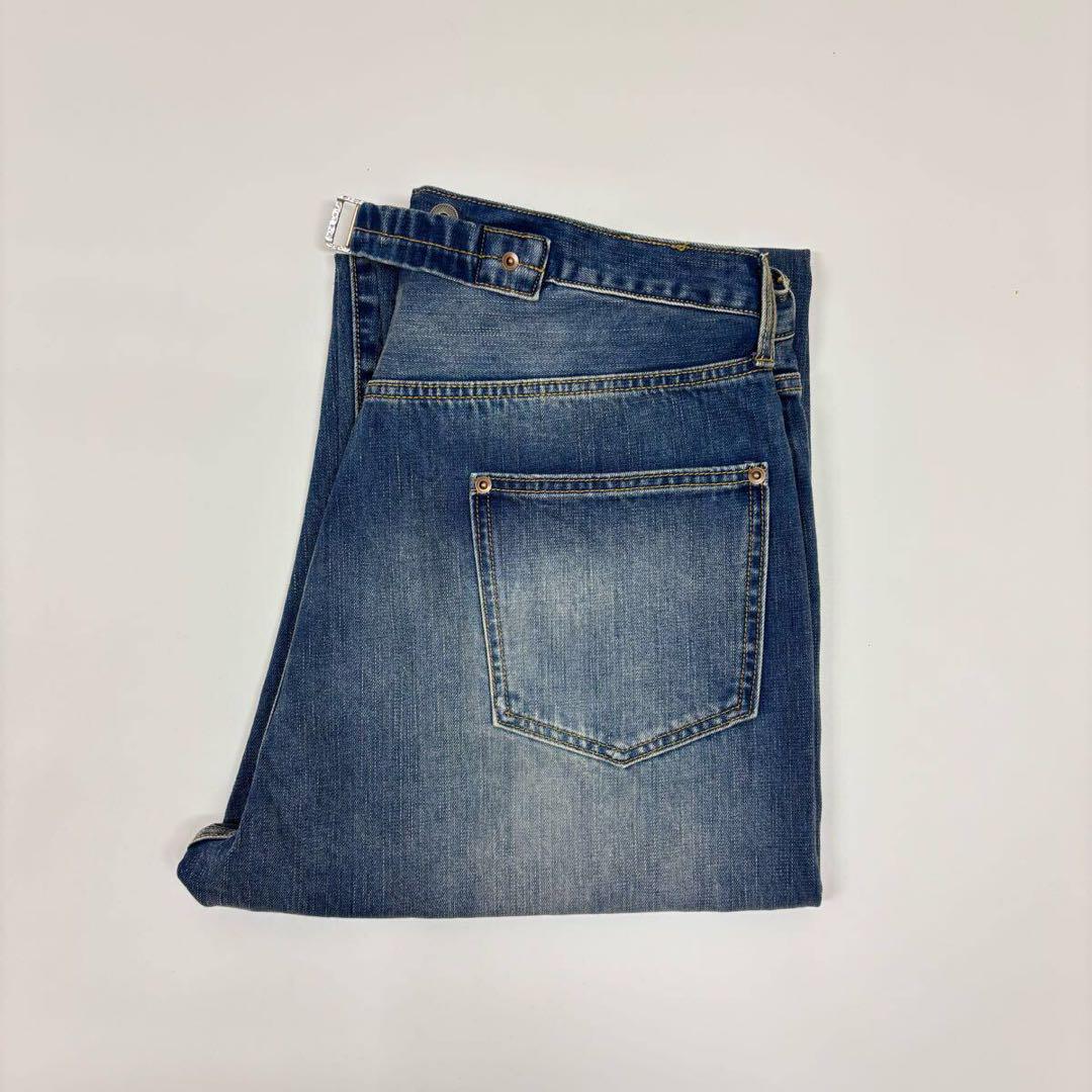 新品 A.PRESSE ウォッシュ加工 ワイド デニム パンツ サイズ 34