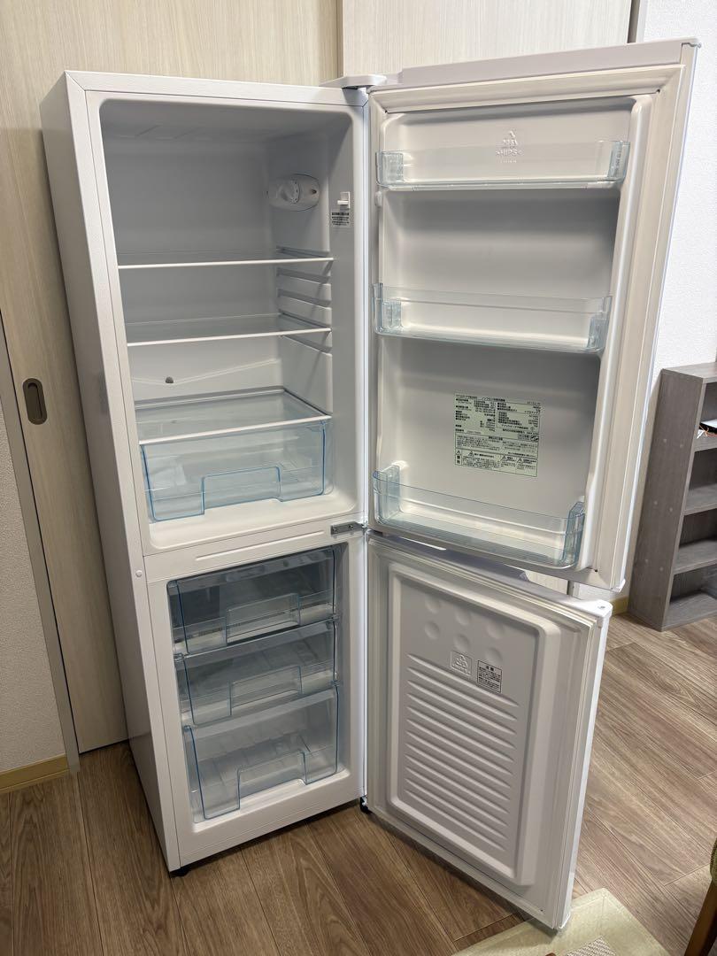 美品 送料込 冷蔵庫 アイリスオーヤマ AF162-W 162L 2023年製