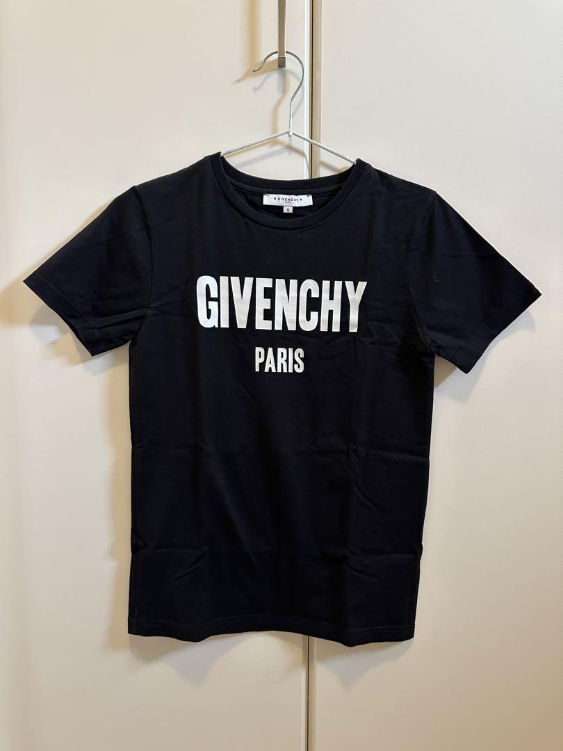 【極美品】GIVENCHY ロゴ Tシャツ S 黒