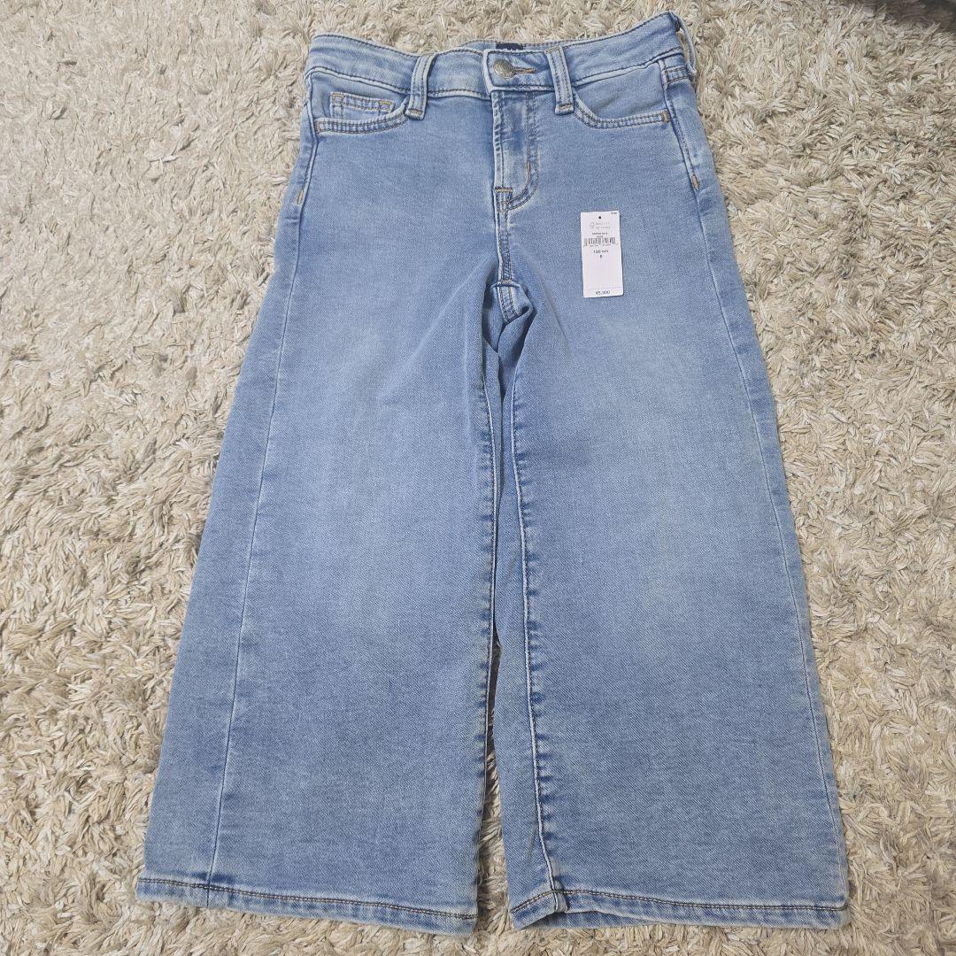 GAP スーパソフト ワイドレッグパンツ 120cm