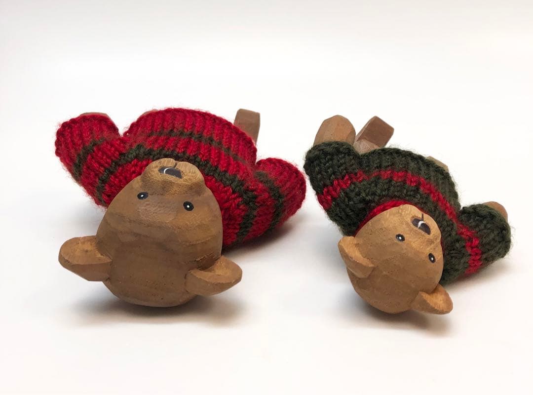 テディベア 木彫り