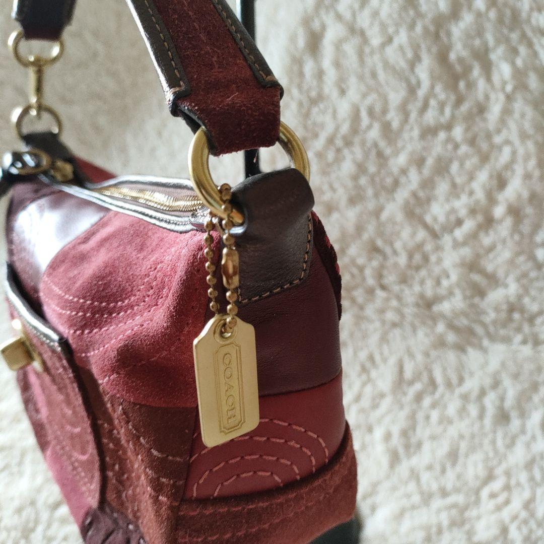 美品】希少カラー コーチ アクセサリーポーチ ワンショルダー