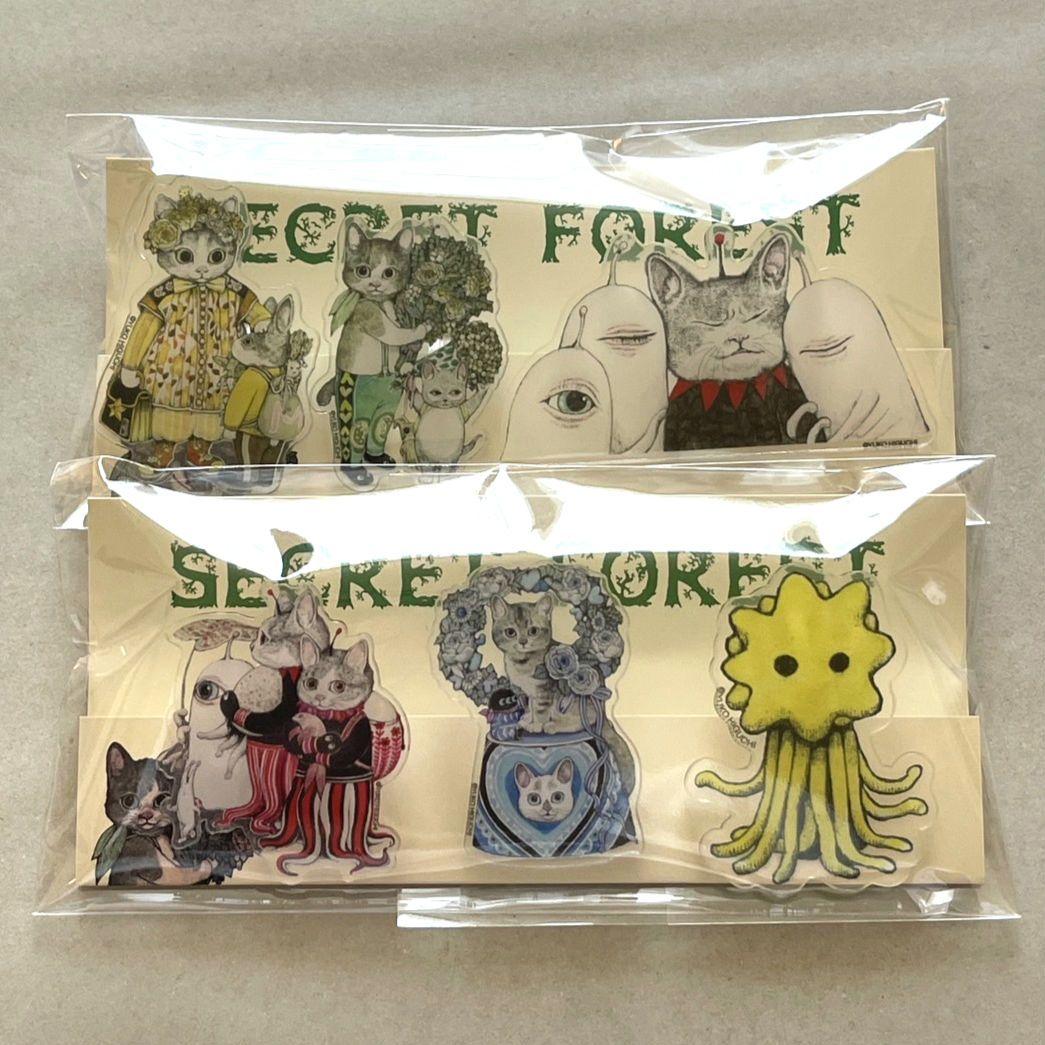 韓国限定 アクリルクリップセット secret forest ヒグチユウコ
