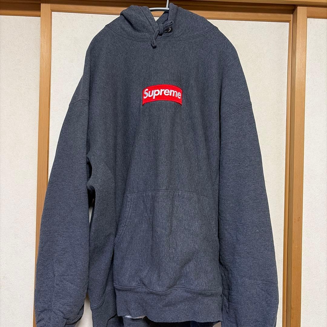 Supreme グレー フーディ2XL 3L SUPREME
