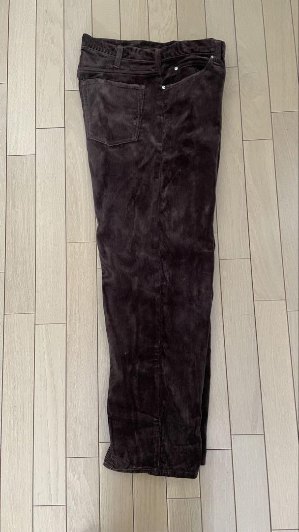 【タグ付】AURALEE WASHED CORDUROY 5P PANTS