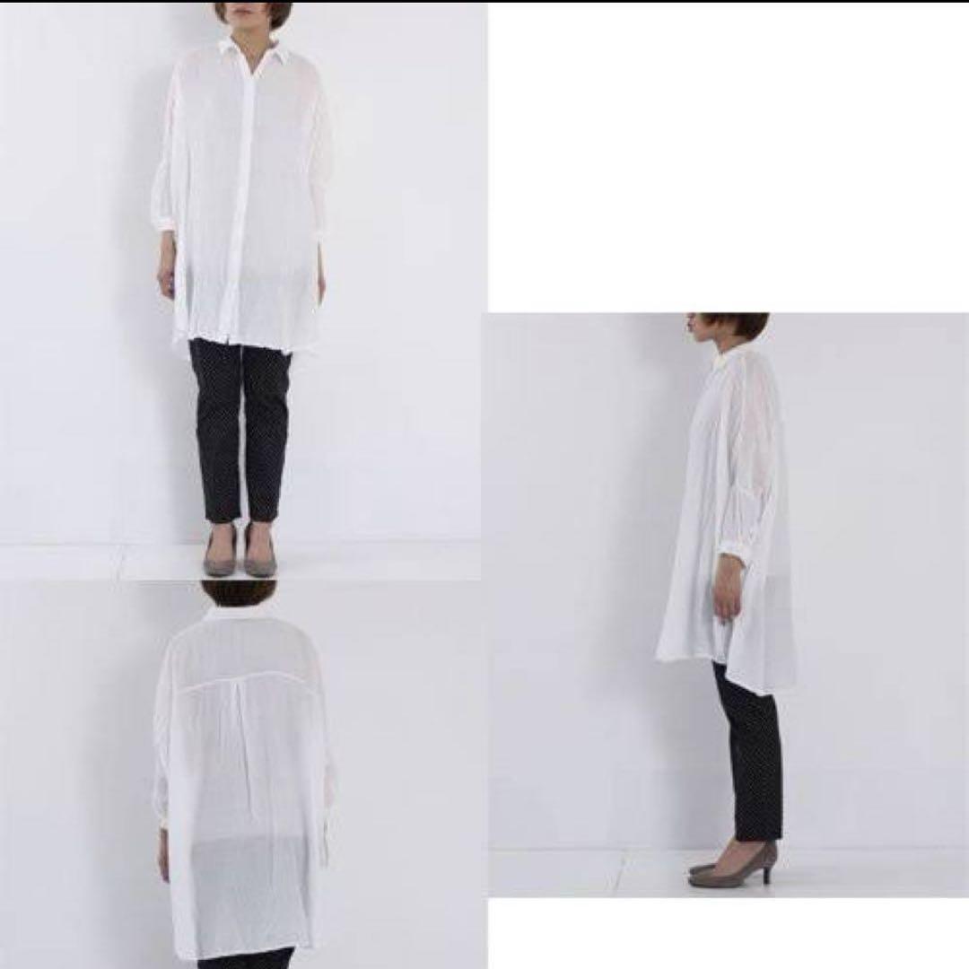 新品未使用 mizuiro-ind ミズイロインド ワイドシャツワンピース