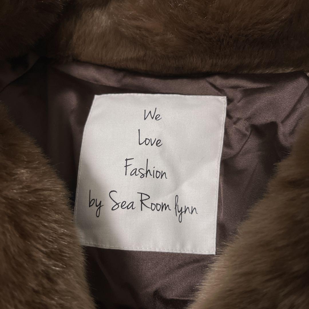 【希少】シールームリン SeaRoomlynn フェイクファーコート ブラウン シールームリン SeaRoomlynn フェイクファーコート ブラウン