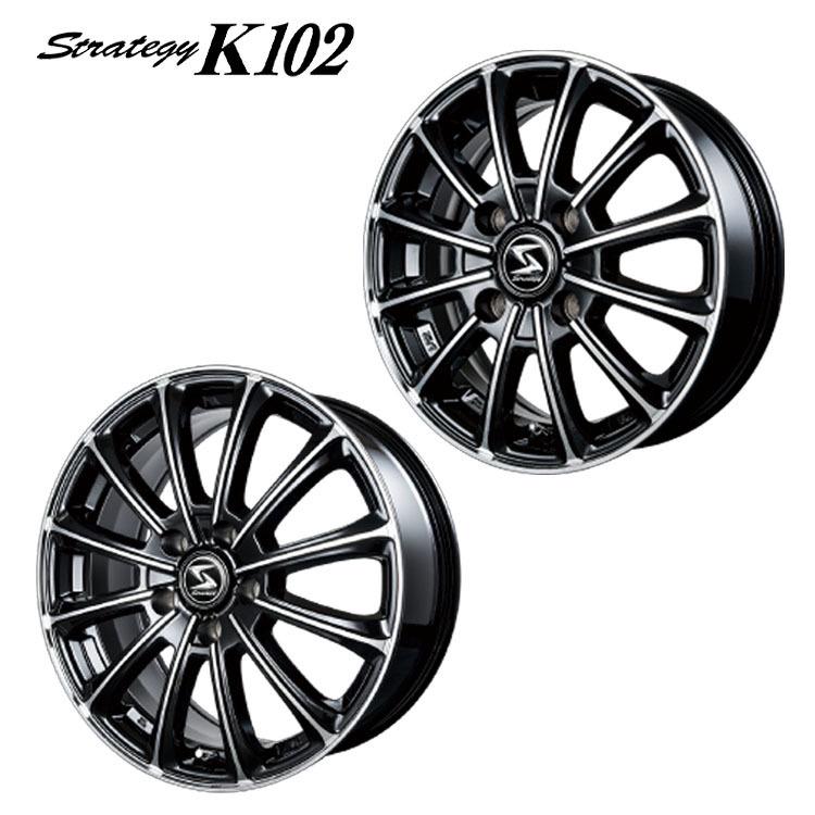 新品ストラテジーK102◆１２インチホイール4本セット◆カスタム軽CAR軽バン他