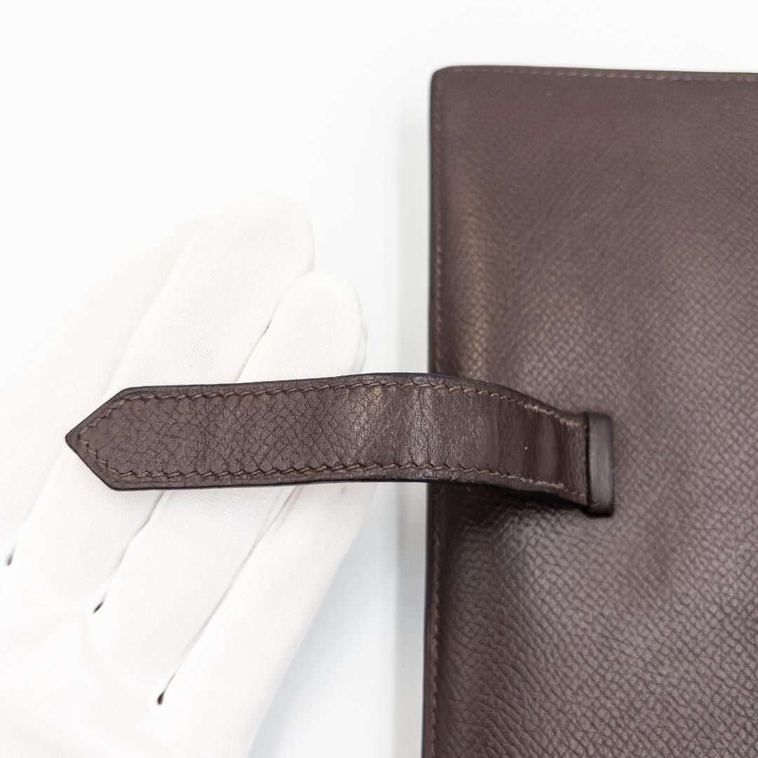 エルメスHERMES ベアンスフレ ヴォーエプソン □I刻印 ダークブラウン