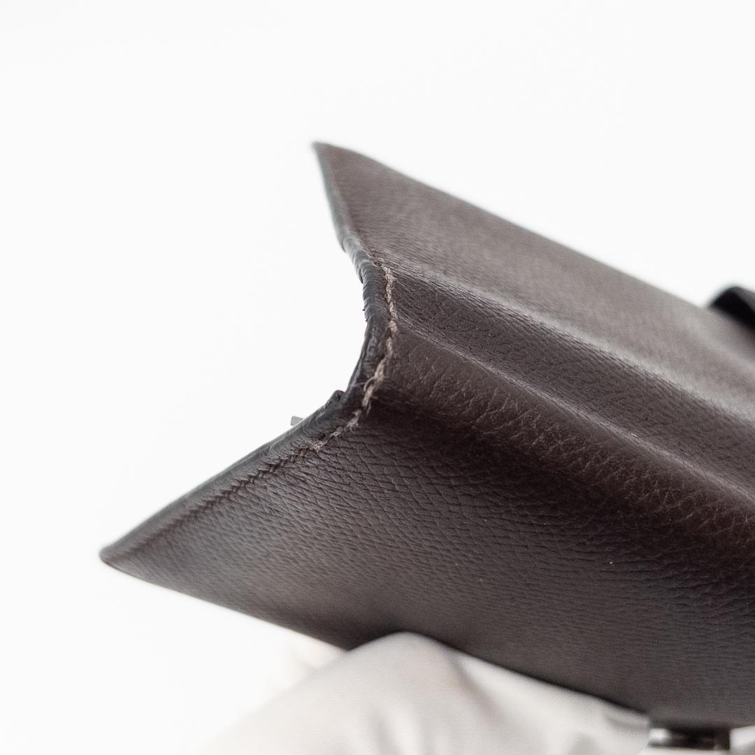 エルメスHERMES ベアンスフレ ヴォーエプソン □I刻印 ダークブラウン