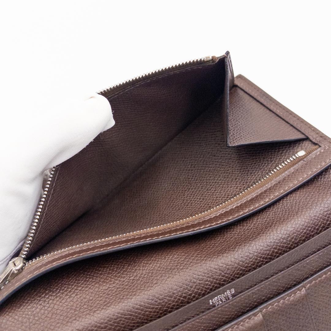 エルメスHERMES ベアンスフレ ヴォーエプソン □I刻印 ダークブラウン